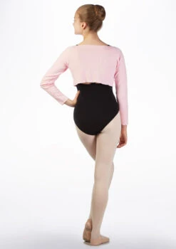 Intermezzo Teen Cropped Sweater -Capezi Dance Wear Shop it 6421 intermezzo teen cropped sweater pink back 30955.1678928086