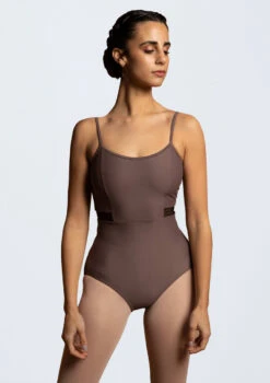 Intermezzo Camisole Ribbon Leotard -Capezi Dance Wear Shop it31608 brn fmain 73905.1692920952