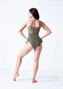 Intermezzo Beberly Camisole Embroidered Leotard -Capezi Dance Wear Shop it31642 green back 2 16679.1687821470