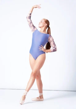 Intermezzo Catalina 3/4 Sleeve Leotard 14 Intermezzo Catalina 3/4 Sleeve Leotard -Capezi Dance Wear Shop it31653 blue front 2 61543.1697239953