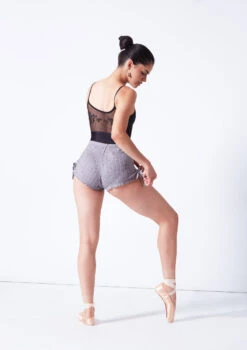 Intermezzo Berta Knitted Shorts -Capezi Dance Wear Shop it5523 grey back 79197.1687427243