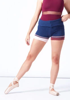 Intermezzo Charlotte Warmup Shorts -Capezi Dance Wear Shop it5536 navy blue front t 62329.1698449022