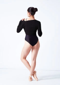 Intermezzo Basilia Knitted Tie Front Cardigan -Capezi Dance Wear Shop it6599 black back 95909.1687429719