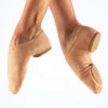 So Danca Canvas Split Sole Jazz Shoe - Nude