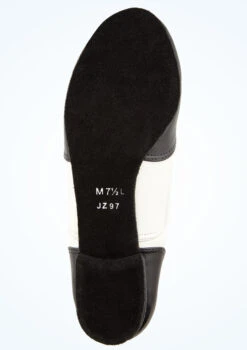 So Danca Kaya Practice Ballroom Shoe 1" -Capezi Dance Wear Shop jz97 blkwht bottom 1 87294.1678885790