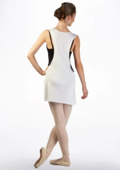 Ballet Rosa Cover-Up Tunic Top -Capezi Dance Wear Shop kaguya ballet rosa cover up tunic top white back no1 82989.1678926794