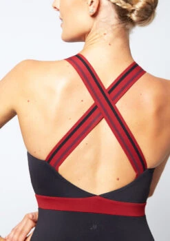 Move Dance Fearless Cross Back Leotard 6 Move Dance Fearless Cross Back Leotard -Capezi Dance Wear Shop mo l0614 move dance fearless cross back leotard black back no1 20849.1678884101