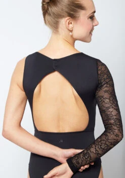 Move Dance Ailsa Asymmetric Lace Leotard 8 Move Dance Ailsa Asymmetric Lace Leotard -Capezi Dance Wear Shop mo l0628 move dance ailsa asymmetric lace leotard black back no2 57942.1678884183