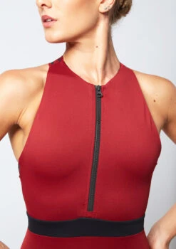 Move Dance Passion Zip Front Leotard 23 Move Dance Passion Zip Front Leotard -Capezi Dance Wear Shop mo lo611 move dance passion zip front leotard red front no1 76603.1678884093