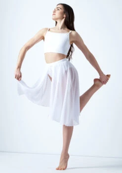 Move Dance Eris Asymmetric Lyrical Half Skirt 24 Move Dance Eris Asymmetric Lyrical Half Skirt -Capezi Dance Wear Shop mo r0020 move dance eris asymmetric lyrical half skirt white front 08671.1678884614