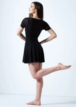 Move Dance Ceres Short Sleeve Lyrical Dress 12 Move Dance Ceres Short Sleeve Lyrical Dress -Capezi Dance Wear Shop mo r0217 move dance ceres short sleeve lyrical dress black back 13093.1678884645