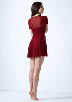 Move Dance Ceres Short Sleeve Lyrical Dress 9 Move Dance Ceres Short Sleeve Lyrical Dress -Capezi Dance Wear Shop mo r0217 move dance ceres short sleeve lyrical dress red back 79700.1678884645