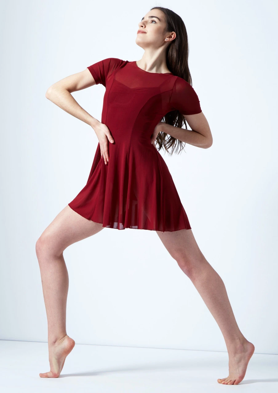 Move Dance Ceres Short Sleeve Lyrical Dress 2 Move Dance Ceres Short Sleeve Lyrical Dress - Image 2