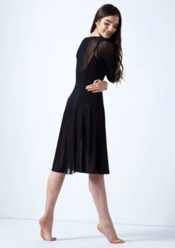 Move Dance Dione Long Sleeve Lyrical Dress 11 Move Dance Dione Long Sleeve Lyrical Dress -Capezi Dance Wear Shop mo r0218 move dance dione long sleeve lyrical dress black back 23540.1678884652