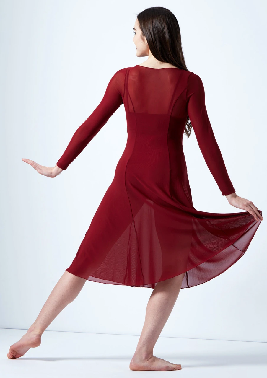 Move Dance Dione Long Sleeve Lyrical Dress 5 Move Dance Dione Long Sleeve Lyrical Dress - Image 5