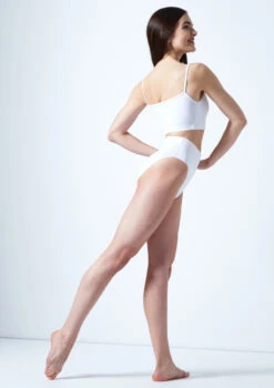 Move Dance Carpo Camisole Crop Top -Capezi Dance Wear Shop mo z0254 move dance carpo camisole crop top white back 29075.1678884915