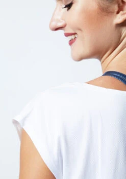 Move Dance Mesh Back Dance T Shirt 8 Move Dance Mesh Back Dance T Shirt -Capezi Dance Wear Shop mo z0607 move mesh back dance t shirt white back 59007.1678884941