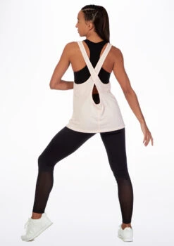 Move Dance Cross Back Dance Top -Capezi Dance Wear Shop mo z0610 move cross back dance top pink back 94725.1678884946