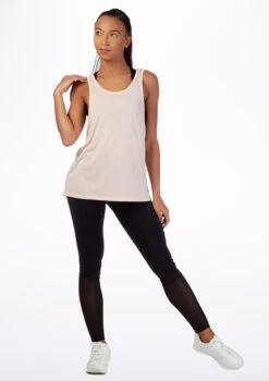 Move Dance Cross Back Dance Top -Capezi Dance Wear Shop mo z0610 move cross back dance top pink front 66136.1678884947