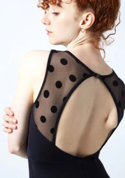 Move Dance Ariella Open Back Catsuit -Capezi Dance Wear Shop moc0636 black close up back 1 31105.1692921180