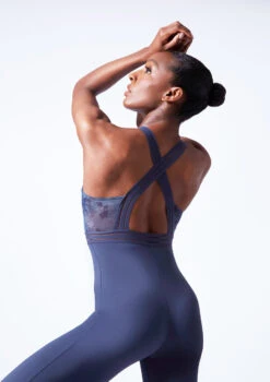 Move Dance Alora Catsuit -Capezi Dance Wear Shop moc0637 petrol blue close up back 59301.1683070048