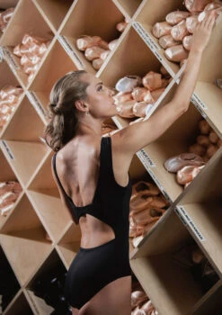 Move Dance Keirea V Front Lace Leotard -Capezi Dance Wear Shop mol0626 black front 30190.1678884184