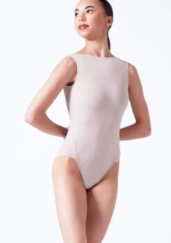 Move Dance Cora Scoop Neck Leotard 19 Move Dance Cora Scoop Neck Leotard -Capezi Dance Wear Shop mol0826 latte front t 71770.1698711860