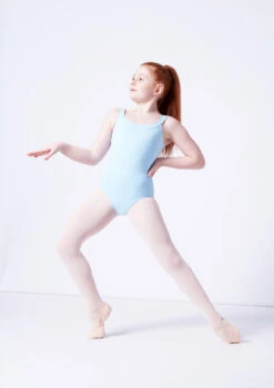 Move Dance Terri Girls Yoke Neck Leotard -Capezi Dance Wear Shop mol5141 blue front 1 18687.1689206261
