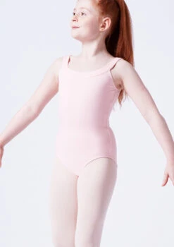 Move Dance Terri Girls Yoke Neck Leotard -Capezi Dance Wear Shop mol5141 pink front t 76836.1691198340