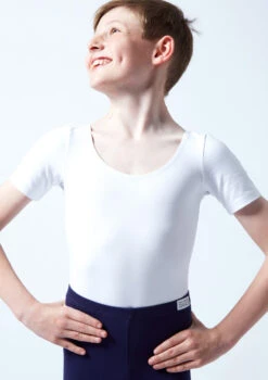 Move Dance Boys Louie Leotard -Capezi Dance Wear Shop mol5255 white close up front 1 49328.1678884452