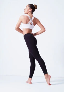Move Dance Molly Footless Leggings -Capezi Dance Wear Shop mop0004 black back 04786.1678884501