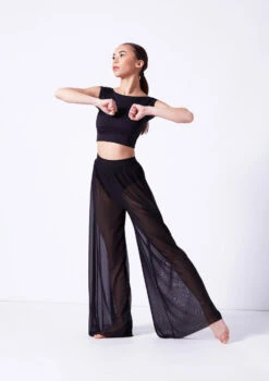 Move Dance Grace Long Mesh Trousers
