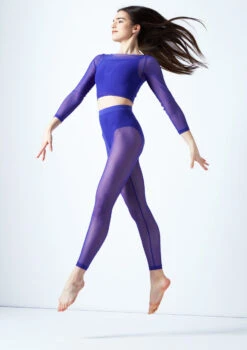 Move Dance Lucia Mesh High Waisted Dance Leggings