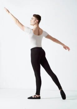 Freed RAD Mens Short Sleeve Thong Leotard -Capezi Dance Wear Shop mop0246 black back 72486.1678927594