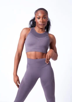 Move Dance Lillie Seamless Leggings 13 Move Dance Lillie Seamless Leggings -Capezi Dance Wear Shop mop0501 sharkgrey close up front 05597.1684799005