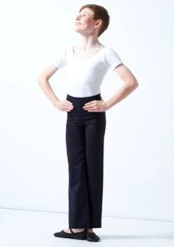 Move Dance Boys Jazz Pants -Capezi Dance Wear Shop mop500 black front 1 97825.1678884568