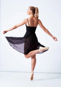 Move Dance Long Ballet Wrap Skirt -Capezi Dance Wear Shop mor0014 black black 2 99305.1678884600