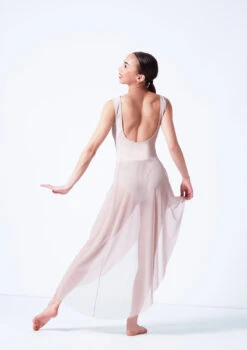 Move Dance Amaya Asymmetric Skirt -Capezi Dance Wear Shop mor0033 latte back 28207.1681806937