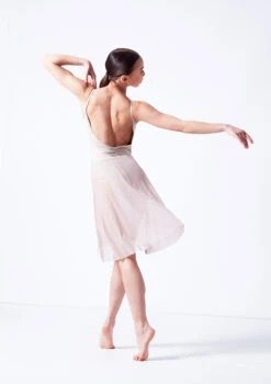 Move Dance Leilani High Low Skirt -Capezi Dance Wear Shop mor0036 latte back 86168.1681806956