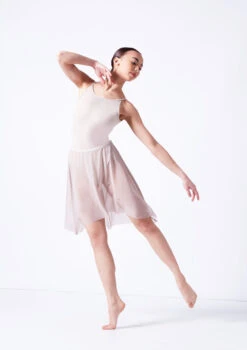 Move Dance Leilani High Low Skirt -Capezi Dance Wear Shop mor0036 latte front 1 97733.1681806947