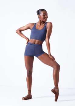 Move Dance Lotus Dance Shorts -Capezi Dance Wear Shop mor0643 petrol blue front 69946.1683070396