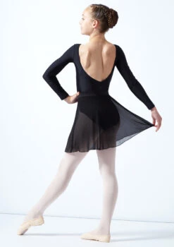 Move Dance Teen Adaline Chiffon Skirt -Capezi Dance Wear Shop mor5023c blk back 1 67666.1678884755