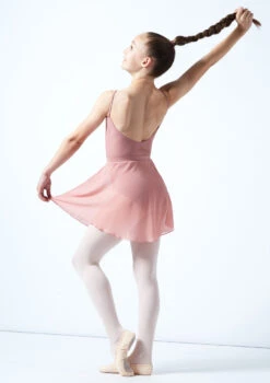 Move Dance Teen Adaline Chiffon Skirt -Capezi Dance Wear Shop mor5023c pnk back 1 31148.1678884755