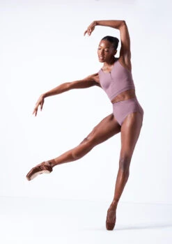 Move Dance Lorien Zip Crop Top -Capezi Dance Wear Shop mos0602 orchid pink front 1 35816.1683070441