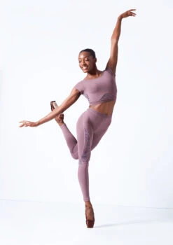 Move Dance Priya Dance Leggings -Capezi Dance Wear Shop mos0603 orchid pink front 2 43477.1683070158