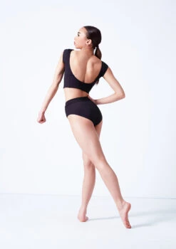 Move Dance Jessie Dance Briefs -Capezi Dance Wear Shop mos0834 black back 92799.1681806956