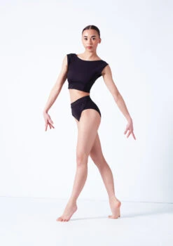 Move Dance Jessie Dance Briefs -Capezi Dance Wear Shop mos0834 black front 2 93390.1681806956