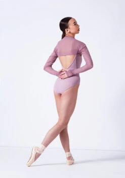 Move Dance Quinn Mesh Shrug -Capezi Dance Wear Shop moz0041 frenchmauve back 56775.1681806980