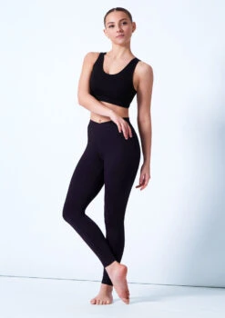 Move Dance Katie Bra Top -Capezi Dance Wear Shop moz0227tur black front 1 63253.1678884894