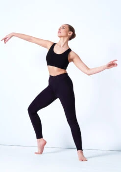 Move Dance Katie Bra Top -Capezi Dance Wear Shop moz0227tur black front 2 94145.1678884893